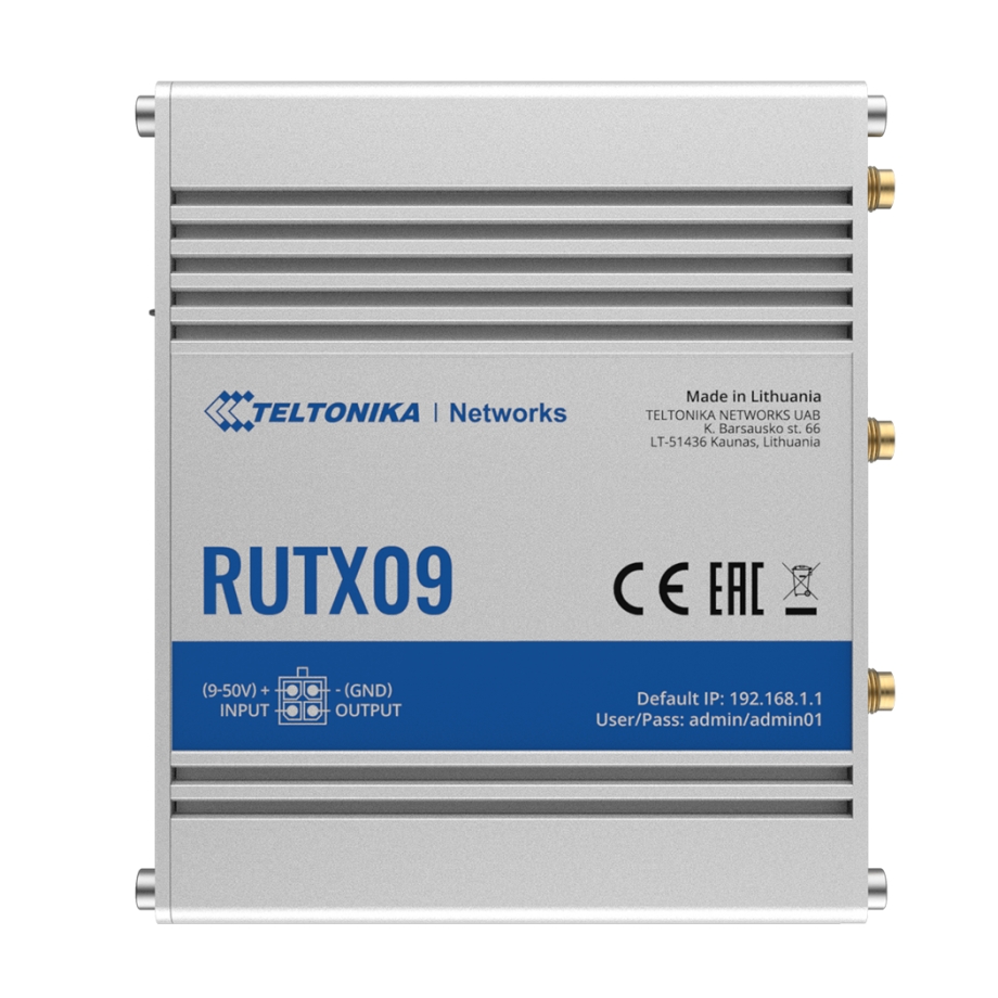 Teltonika RUTX09 LTE Cat6 rūteris