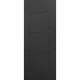 Stūra komutācijas skapis 19" 9U, 330mm, stikla durvis, melns