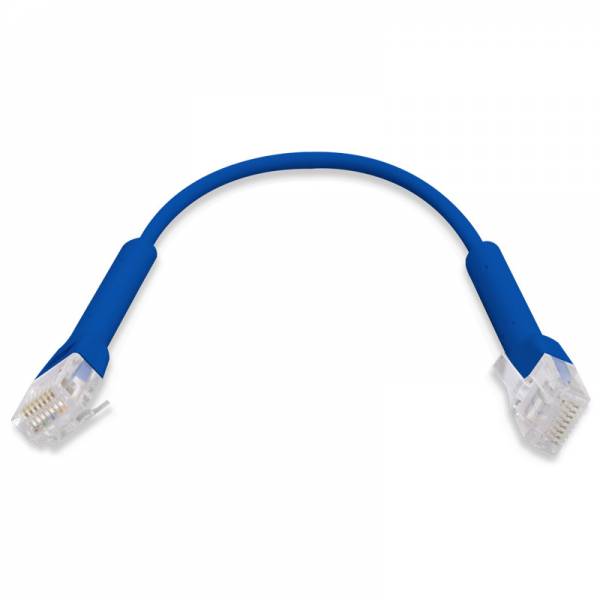 UniFi Ethernet Patch kabelis, zils, 0.1 m