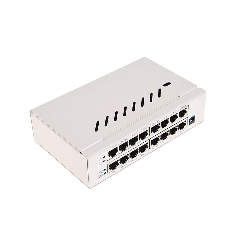 Ethernet pārsprieguma aizsargs 8P PoE Desktop 802.3 af/at Gigabit